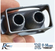 [사전 예약] 720104F 1/72 F-14 Exhaust nozzles for Finemolds(closed)