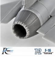 [사전 예약] 720904 1/72 F-16 Exhaust nozzles for TAMIYA(CLOSED)