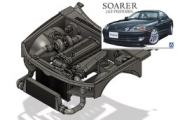 [사전 예약] ZE006 1/24 Toyota Soarer Engine & Engine bay
