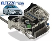 [사전 예약] ZE007 1/24 Toyota Altezza Engine & Engine bay for Fujimi