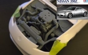 [사전 예약] ZE011 1/24 Nissan Fairlady Z (Z33) 350ZVQ35HR Turbo Engine & Engine bay for Tamiya