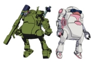 [사전 예약-6월] HSG64819 1/35 MechatroWeGo VOTOMS Collaboration Series Vol.5 Round Mover & Fyana (Set of 2)