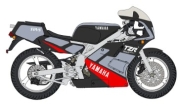 [사전 예약-7월] HSG21784 1/12 Yamaha TZR250 (3MA) Early Model (1989) Vmax Blue/Star Silver