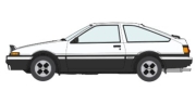 [사전 예약-7월] HSGHC71 1/24 Toyota Sprinter Trueno AE86 GT APEX Early Model (1983)