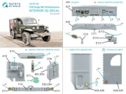 [사전 예약] QD35149 1/35 Dodge WC-54 Ambulance 3D-Printed & coloured Interior on decal paper (Zvezda)
