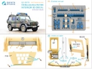 [사전 예약] QD+35178 1/35 Mercedes-Benz Wolf SSA 3D-Printed & coloured Interior on decal paper (Neverland Hobby) (with 3D-printed resin parts)