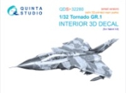 [사전 예약] QDS+32280 1/32 Tornado Gr.1 3D-Printed & coloured Interior on decal paper (Italeri) (Small version)(with 3D-printed resin parts)