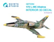 [사전 예약] QD72264 1/72 L-39C Albatros 3D-Printed & coloured Interior on decal paper (Eduard)