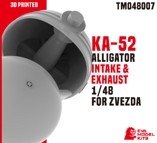 [사전 예약] TM0480107 1/48 KA-52 INTAKE & EXHAUST + APU FOR ZVEZDA