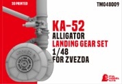 [사전 예약] TM0480109 1/48 KA-52 LANDING GEAR & WHEEL SET FOR ZVEZDA
