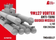 [사전 예약] TM0480117 1/48 9M127 VORTEX ANTI-TANK GUIDED MISSILE FOR ZVEZDA