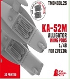 [사전 예약] TM0480125 1/48 KA-52M ALLIGATOR WING PODS FOR ZVEZDA