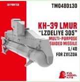 [사전 예약] TM0480130 1/48 KH-39 LMUR "LZDELIPE 305" MULTI-PURPOSE GUIDED MISSILE FOR ZVEZDA
