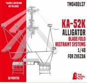 [사전 예약] TM0480137 1/48 KA-52K ALLIGATOR BLADE FOLD RESTRAINT SYSTEMS FOR ZVEZDA