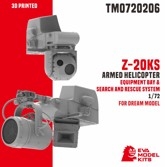 [사전 예약] TM0720206 1/72 Z-20KS ARMED HELICOPTER EQUIPMENT BAY & SEARCH AND RESCUE SYSTEM FOR DREAM MODEL