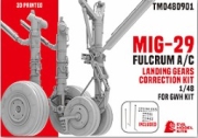 [사전 예약] TM0480901 1/48 Mig-29A/C Landing Gear for GWH
