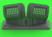 [사전 예약] AM-48-189 1/48 P-51 Mustang - carburator air filter cover - standard holed type (for Airfix)