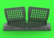 [사전 예약] AM-48-192 1/48 P-51 Mustang - carburator air filter cover - standard holed type (for Meng)