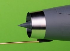 [사전 예약] AM-48-196 1/48 MiG-21 F-13 (Fishbed C) - turned metal air intake ring (for Eduard)