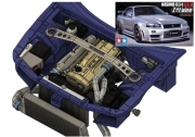 [사전 예약] ZE013 1/24 Nissan GTR R34 Z-Tune Engine & Engine bay for Tamiya