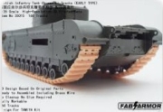[사전 예약] Fa35015 1/35 British Infantry Tank Churchill Tracks（EARLY TYPE） For TAMIYA Kit