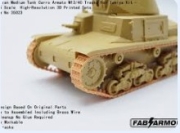 [사전 예약] Fa35023 1/35 Italian Medium Tank Carro Armato M13/40 Tracks For Tamiya Kit