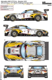 [사전 예약] 24131	1/24 Mercedes AMG GT3 Evo - Boutsen VDS SPA 24 Hours / GT World Challenge Europe 2025