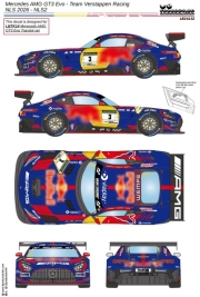 [사전 예약] 24132	1/24 Mercedes AMG GT3 Evo - Team Verstappen Racing NLS 2026 - NLS2