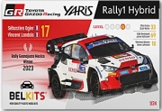 [사전 예약-6월] BEL026 1/24 Toyota Yaris GR Hybrid Rally1 Toyota Gazoo Racing WRT Team