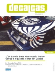 [사전 예약] DCL-DEC110 1/24 Lancia Beta Montecarlo Turbo Group 5 Team Squadra Corse HF Lancia - 24 Hours Le Mans 1980
