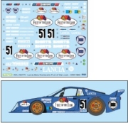 [사전 예약] DCL-DEC111 1/24 Lancia Beta Montecarlo Turbo Group 5 Team GS Sport sponsored by Fruit of the Loom - Deutsche Rennsport Meisterschaft DRM 1980