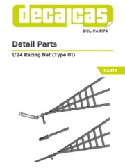 [사전 예약] DCL-PAR174 1/24 Detail up set for 1/24 scale models: Triangular Safety Racing Net