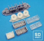 [사전 예약] SD-P01 1/24 Porsche 956 Works team Additional Parts, Tamiya Compatible, 3D Printed