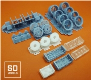 [사전 예약] SD-P02 1/24 Porsceh 956 Privateer team Additional Parts, Tamiya Compatible, 3D Printed
