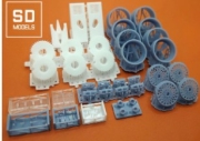 [사전 예약] SD-P04 1/24 Porsche 962C Privateer team Additional Parts, Hasegawa Compatible, 3D Printed