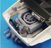 [사전 예약] SD-P05 1/24 Porsche 934 Engine Additional Parts, Revell Compatible, 3D Printed