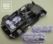 [사전 예약] SD-AD01 1/24 Audi R8 LMS GT3 Add-on Parts, NUNU Compatible, 3D Printed