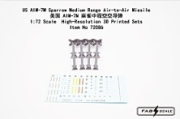 [사전 예약] Fa72086 1/72 US AIM-7M Sparrow Medium Range Air-to-Air Missile