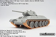 [사전 예약] Fa35036 1/35 Russian Medium Tank T-34 Type V early double chevron KhPz183 Tracks For Dragon/TAMIYA Kit