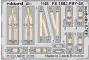 [사전 예약] FE1592 1/48 PBY-5A seatbelts STEEL 1/48 EDUARD / REVELL