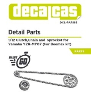 [사전 예약] DCL-PAR185 Chain set for 1/12 scale models: Yamaha YZR-M1 - 2007 for Beemax