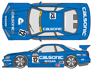 SHK-D395 1/24 Calsonic GT-R R34 1999