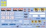 SHK-D223 1/20 Ferrari F189 1989 슌코 데칼 Tamiya 프라모델 적용