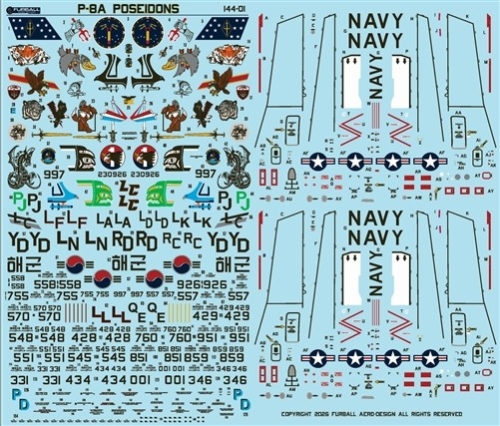 [사전 예약] FUR144-001 P-8A Poseidons of the Fleet including ROKAF