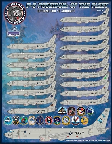 [사전 예약] FUR144-001 P-8A Poseidons of the Fleet including ROKAF
