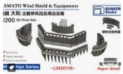 [사전 예약] IJN20116 1/200 IJN Battleship YAMATO Wind Shield & Equipments