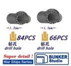[사전 예약] BF350101 1/350 IJN Porthole Small （Open）Ntake-tube