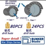 [사전 예약] BF350102 1/350 IJN Porthole Large （Close）Lucency