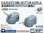 [사전 예약] WS35230A 1/350 USN MK30/127mm Guns A