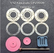 [사전 예약] D024 1/12 Kawasaki GPZ900R motorcycle metal disc brake